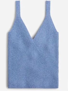 J.Crew Soft Knit V-Neck Sweater in Light Periwinkle
